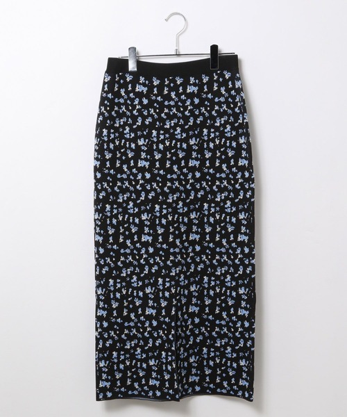 14ゲージアソート柄ニットスカート 638125（スカート）｜LEPSIM