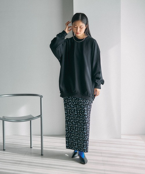 LEPSIM（レプシィム）の「14ゲージアソート柄ニットスカート　638125（スカート・レディース・ブラック系その他2/モカ/ブラック系その他・FREE）」の18枚目の写真