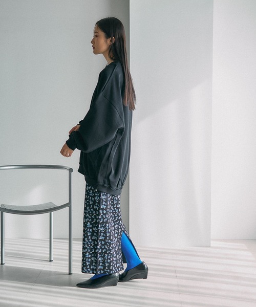 LEPSIM（レプシィム）の「14ゲージアソート柄ニットスカート　638125（スカート・レディース・ブラック系その他2/モカ/ブラック系その他・FREE）」の19枚目の写真