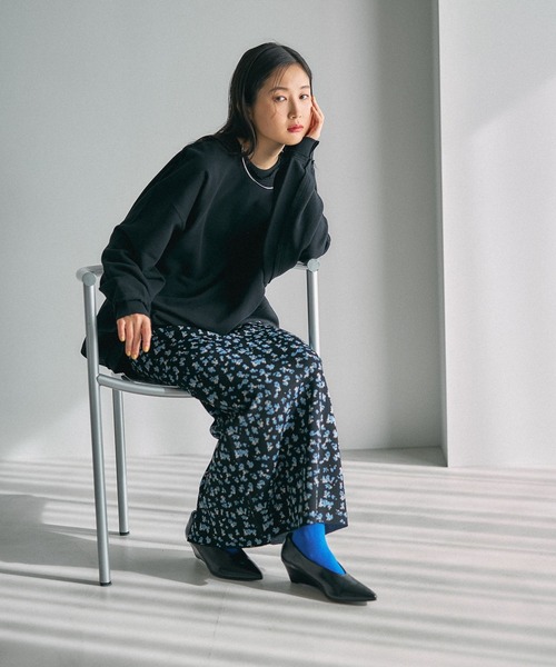 LEPSIM（レプシィム）の「14ゲージアソート柄ニットスカート　638125（スカート・レディース・ブラック系その他2/モカ/ブラック系その他・FREE）」の20枚目の写真