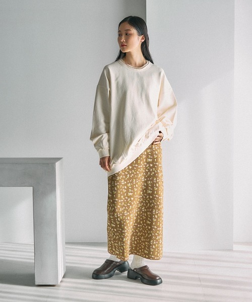 セール】14ゲージアソート柄ニットスカート 638125（スカート