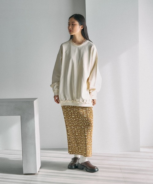 14ゲージアソート柄ニットスカート 638125（スカート）｜LEPSIM