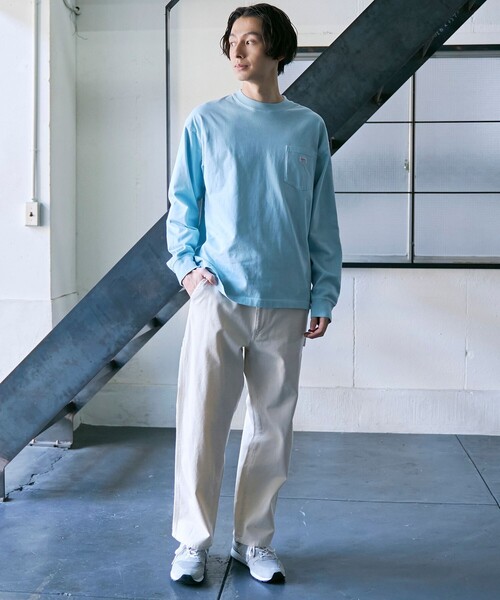 SMITH'S（スミス）の「SMITH’S（スミス）別注ワークパンツ（デニムパンツ・メンズ・ネイビー/オフホワイト/コバルトブルー・S/M/L/XL）」の4枚目の写真