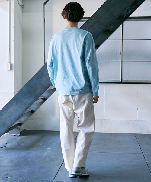 SMITH'S（スミス）の「SMITH’S（スミス）別注ワークパンツ（デニムパンツ・メンズ・ネイビー/オフホワイト/コバルトブルー・S/M/L/XL）」の5枚目の写真