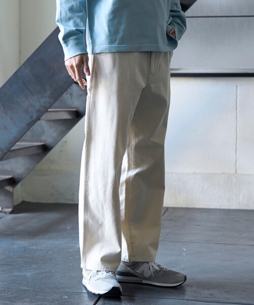 SMITH'S（スミス）の「SMITH’S（スミス）別注ワークパンツ（デニムパンツ・メンズ・ネイビー/オフホワイト/コバルトブルー・S/M/L/XL）」の7枚目の写真