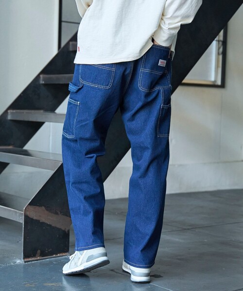 SMITH'S（スミス）の「SMITH’S（スミス）別注ワークパンツ（デニムパンツ・メンズ・ネイビー/オフホワイト/コバルトブルー・S/M/L/XL）」の14枚目の写真