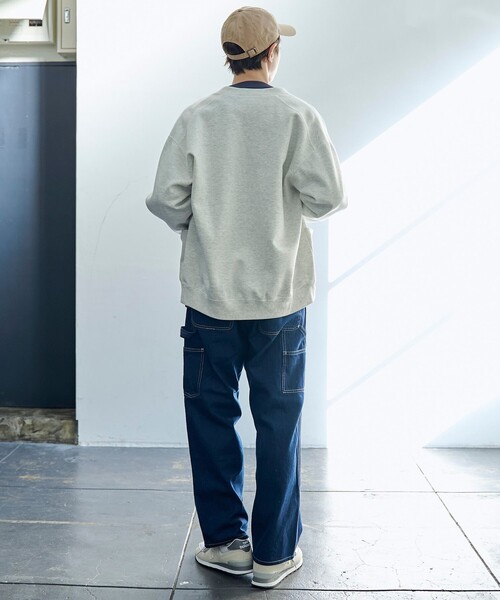 SMITH'S（スミス）の「SMITH’S（スミス）別注ワークパンツ（デニムパンツ・メンズ・ネイビー/オフホワイト/コバルトブルー・S/M/L/XL）」の17枚目の写真