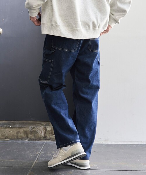 SMITH'S（スミス）の「SMITH’S（スミス）別注ワークパンツ（デニムパンツ・メンズ・ネイビー/オフホワイト/コバルトブルー・S/M/L/XL）」の19枚目の写真