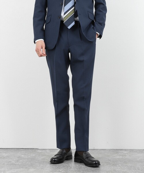 NOLLEY’S（ノーリーズ）の「《ビジカジ/セットアップ対応》TRABEST PT トラベスト スラックスパンツ 26SS（スラックス・メンズ・ブルー系その他/ネイビー・XL/L/M/S）」の3枚目の写真