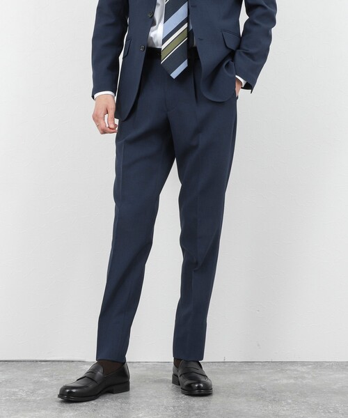 NOLLEY’S（ノーリーズ）の「《ビジカジ/セットアップ対応》TRABEST PT トラベスト スラックスパンツ 26SS（スラックス・メンズ・ブルー系その他/ネイビー・XL/L/M/S）」の4枚目の写真