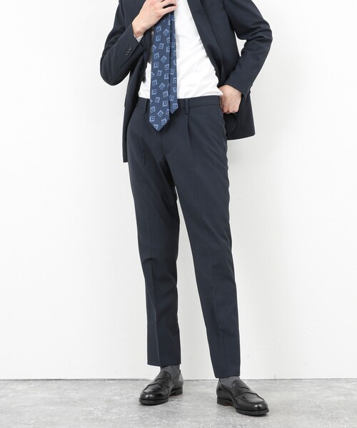 NOLLEY’S（ノーリーズ）の「《ビジカジ/セットアップ対応》TRABEST PT トラベスト スラックスパンツ 26SS（スラックス・メンズ・ブルー系その他/ネイビー・XL/L/M/S）」の16枚目の写真