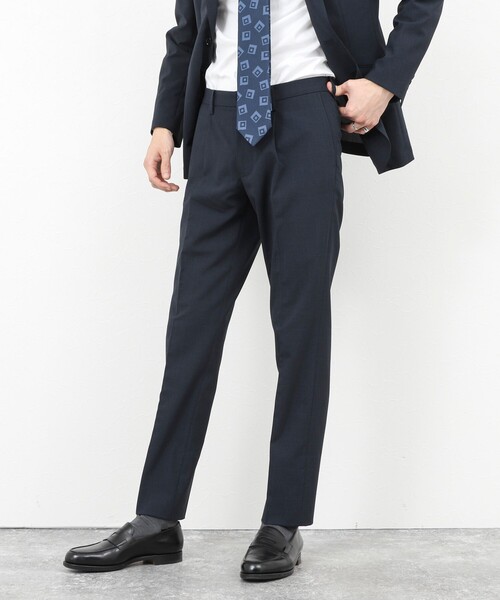 NOLLEY’S（ノーリーズ）の「《ビジカジ/セットアップ対応》TRABEST PT トラベスト スラックスパンツ 26SS（スラックス・メンズ・ブルー系その他/ネイビー・XL/L/M/S）」の17枚目の写真