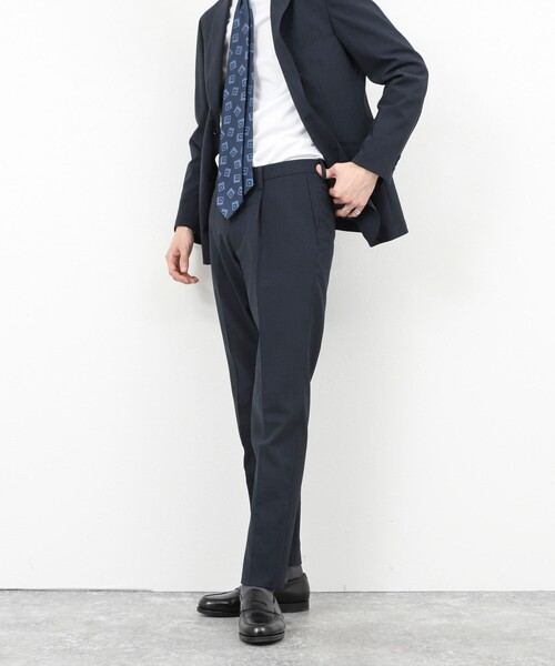 NOLLEY’S（ノーリーズ）の「《ビジカジ/セットアップ対応》TRABEST PT トラベスト スラックスパンツ 26SS（スラックス・メンズ・ブルー系その他/ネイビー・XL/L/M/S）」の18枚目の写真