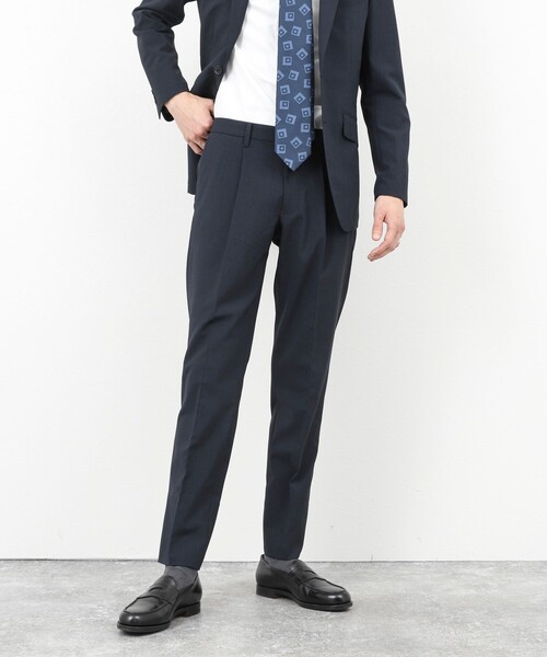 NOLLEY’S（ノーリーズ）の「《ビジカジ/セットアップ対応》TRABEST PT トラベスト スラックスパンツ 26SS（スラックス・メンズ・ブルー系その他/ネイビー・XL/L/M/S）」の22枚目の写真