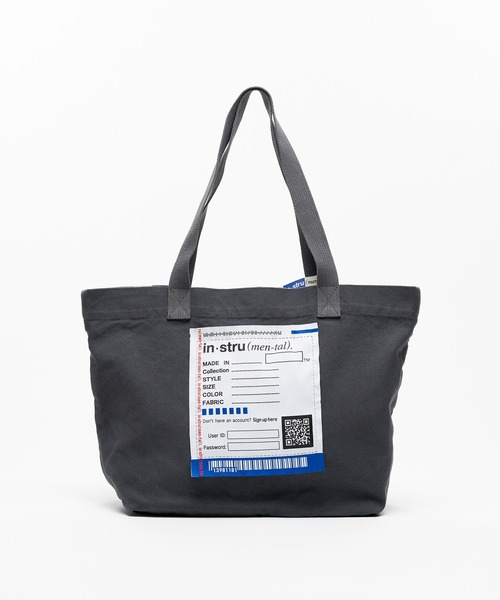 In・stru(men-tal).(インストルメンタル)の「Big Name Tote Bag Mini(ショルダーバッグ・メンズ・ブラック/ライトグレー/ダークグレー・FREE)」の2枚目の写真