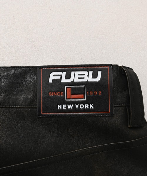 FUBU( フブ)の「FUBU フブ ブランド Leather Baggy Pants / フェイクレザーバギーパンツ PUレザー(セットアップ対応)(その他パンツ・メンズ・ブラック・34/36/38/32)」の15枚目の写真