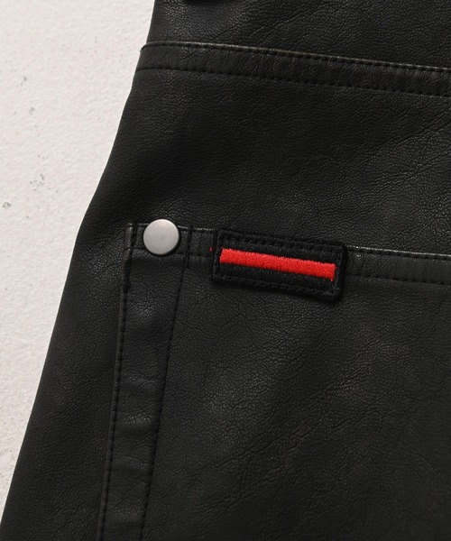 FUBU( フブ)の「FUBU フブ ブランド Leather Baggy Pants / フェイクレザーバギーパンツ PUレザー(セットアップ対応)(その他パンツ・メンズ・ブラック・34/36/38/32)」の14枚目の写真