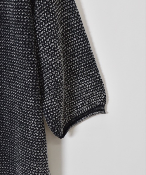 DOUBLE STEAL（ダブルスティール）の「DSストーンウォッシュラグラン7分袖ニットＰＯ（ニット/セーター・メンズ・ブラック/バーガンディー/グリーン・LARGE/MEDIUM）」の13枚目の写真