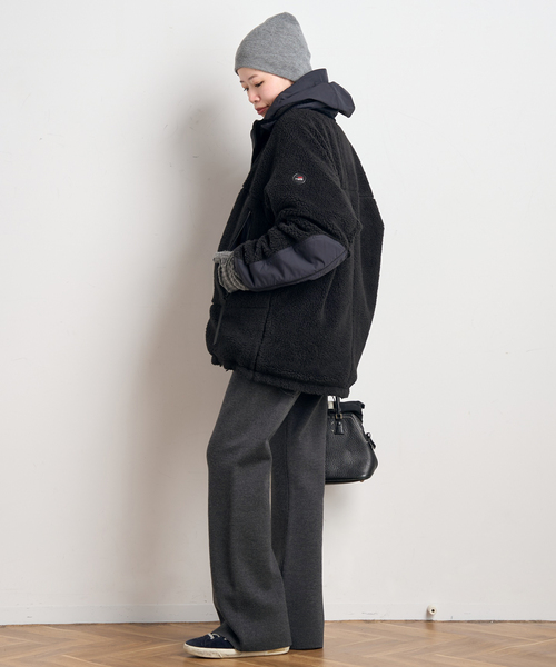 AP STUDIO（エーピーストゥディオ）の「New スムージーニットパンツ（その他パンツ・レディース・グレー/ブラック・36/40/38）」の19枚目の写真