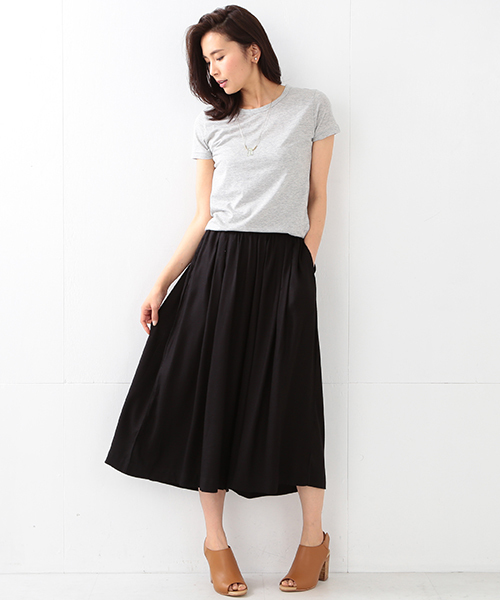 BEAMS LIGHTS Women's(ビームスライツ ウィメンズ)の「BEAMS LIGHTS / ベーシックTシャツ(Tシャツ/カットソー・レディース・オフホワイト/グレー/ブラック・ONE SIZE)」の12枚目の写真