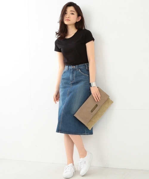 BEAMS LIGHTS Women's(ビームスライツ ウィメンズ)の「BEAMS LIGHTS / ベーシックTシャツ(Tシャツ/カットソー・レディース・オフホワイト/グレー/ブラック・ONE SIZE)」の7枚目の写真