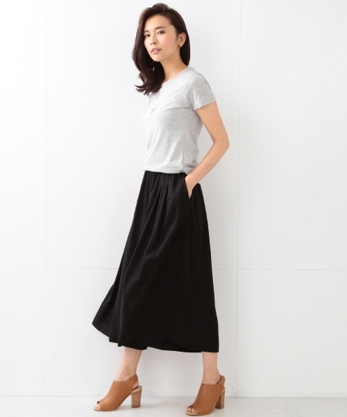 BEAMS LIGHTS Women's(ビームスライツ ウィメンズ)の「BEAMS LIGHTS / ベーシックTシャツ(Tシャツ/カットソー・レディース・オフホワイト/グレー/ブラック・ONE SIZE)」の8枚目の写真