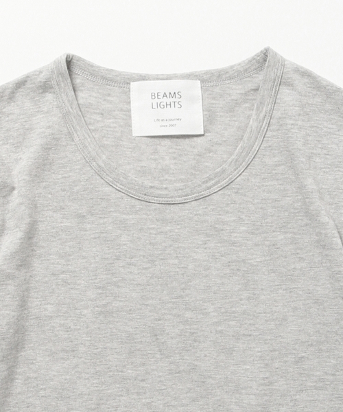 BEAMS LIGHTS Women's(ビームスライツ ウィメンズ)の「BEAMS LIGHTS / ベーシックTシャツ(Tシャツ/カットソー・レディース・オフホワイト/グレー/ブラック・ONE SIZE)」の13枚目の写真