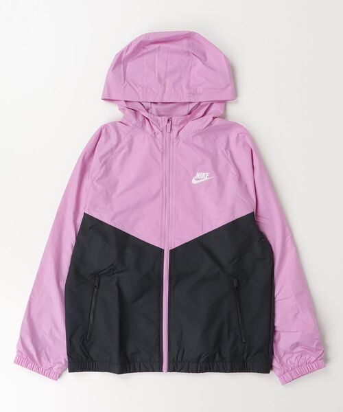NIKE（ナイキ）の「ナイキ NIKE ナイキ YTH NSW RPL WR フーディジャケット（ナイロンジャケット・キッズ・ピンク/ブラック/ブルー・130cm/140cm/150cm/160cm）」の21枚目の写真