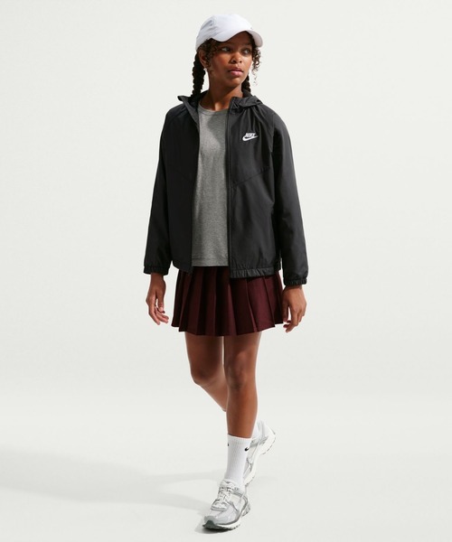 NIKE（ナイキ）の「ナイキ NIKE ナイキ YTH NSW RPL WR フーディジャケット（ナイロンジャケット・キッズ・ピンク/ブラック/ブルー・130cm/140cm/150cm/160cm）」の9枚目の写真