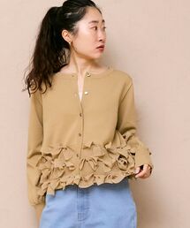 le.coeur blanc | 《WEB限定アイテム》リボンデザインカーディガン(カーディガン/ボレロ)