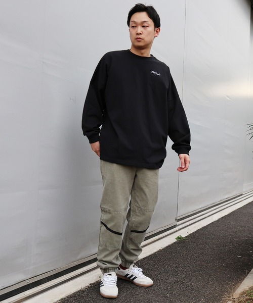 RVCA(ルーカ)の「RVCA/ルーカ BANDANA BOX LONG T ロンT BG041P01(Tシャツ/カットソー・メンズ・ブラック系その他/ホワイト×ブラック/ブラック×ホワイト/カーキブラウン・S/M/L)」の13枚目の写真