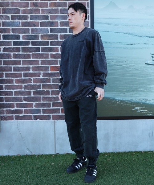 RVCA(ルーカ)の「RVCA/ルーカ BANDANA BOX LONG T ロンT BG041P01(Tシャツ/カットソー・メンズ・ブラック系その他/ホワイト×ブラック/ブラック×ホワイト/カーキブラウン・S/M/L)」の17枚目の写真