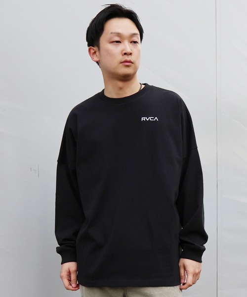 RVCA(ルーカ)の「RVCA/ルーカ BANDANA BOX LONG T ロンT BG041P01(Tシャツ/カットソー・メンズ・ブラック系その他/ホワイト×ブラック/ブラック×ホワイト/カーキブラウン・S/M/L)」の11枚目の写真