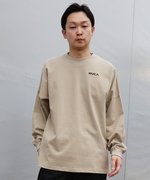 RVCA(ルーカ)の「RVCA/ルーカ BANDANA BOX LONG T ロンT BG041P01(Tシャツ/カットソー・メンズ・ブラック系その他/ホワイト×ブラック/ブラック×ホワイト/カーキブラウン・S/M/L)」の19枚目の写真