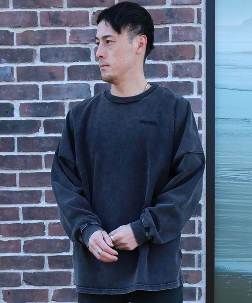 RVCA(ルーカ)の「RVCA/ルーカ BANDANA BOX LONG T ロンT BG041P01(Tシャツ/カットソー・メンズ・ブラック系その他/ホワイト×ブラック/ブラック×ホワイト/カーキブラウン・S/M/L)」の15枚目の写真