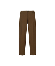 SIEG（ジーク）の「ストレッチボリュームテーパードパンツブラウン (PHFAH4208)（スラックス）」