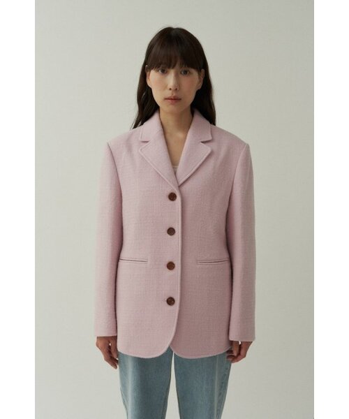 MUARMUS(ムアルムス)の「Cemnent Wool Jacket - Pink(テーラードジャケット・レディース・その他・FREE)」の1枚目の写真