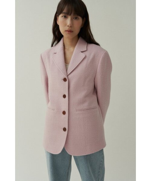 MUARMUS(ムアルムス)の「Cemnent Wool Jacket - Pink(テーラードジャケット・レディース・その他・FREE)」の4枚目の写真