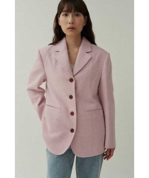 MUARMUS(ムアルムス)の「Cemnent Wool Jacket - Pink(テーラードジャケット・レディース・その他・FREE)」の5枚目の写真