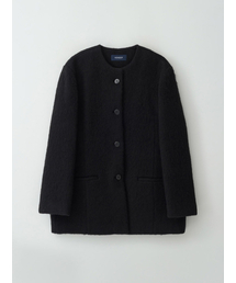 NOKSEOP（ノクソプ）の「Alpaca blend half coat_bk（ダッフルコート）」