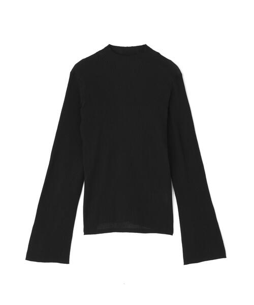 N.（N. Natural Beauty Basic）（エヌエヌナチュラルビューティーベーシック）の「シアーリブニット（ニット/セーター・レディース・ブラック/オフホワイト/ピンク・ﾌﾘ-）」の7枚目の写真