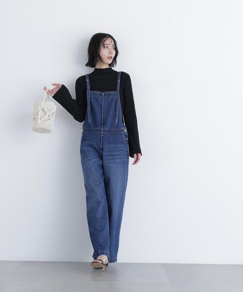 N.（N. Natural Beauty Basic）（エヌエヌナチュラルビューティーベーシック）の「シアーリブニット（ニット/セーター・レディース・ブラック/オフホワイト/ピンク・ﾌﾘ-）」の10枚目の写真