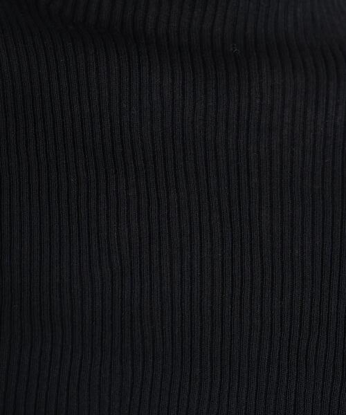 N.（N. Natural Beauty Basic）（エヌエヌナチュラルビューティーベーシック）の「シアーリブニット（ニット/セーター・レディース・ブラック/オフホワイト/ピンク・ﾌﾘ-）」の14枚目の写真