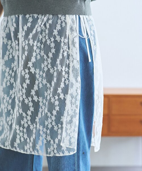 FRIPIER（フリピエ）の「《FRIPIER》レースコンビニット（ニット/セーター・レディース・ダークグレー・FREE）」の22枚目の写真