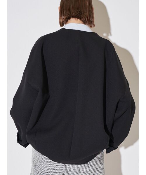 ELENDEEK（エレンディーク）の「フォルムショートコート（その他アウター・レディース・ミント/ライトベージュ/ブラック・FREE）」の4枚目の写真