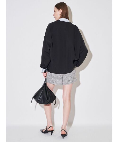 ELENDEEK（エレンディーク）の「フォルムショートコート（その他アウター・レディース・ミント/ライトベージュ/ブラック・FREE）」の9枚目の写真