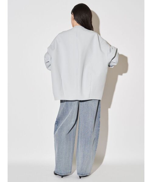 ELENDEEK（エレンディーク）の「フォルムショートコート（その他アウター・レディース・ミント/ライトベージュ/ブラック・FREE）」の17枚目の写真