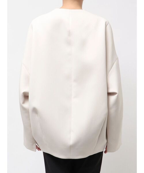 ELENDEEK（エレンディーク）の「フォルムショートコート（その他アウター・レディース・ミント/ライトベージュ/ブラック・FREE）」の20枚目の写真