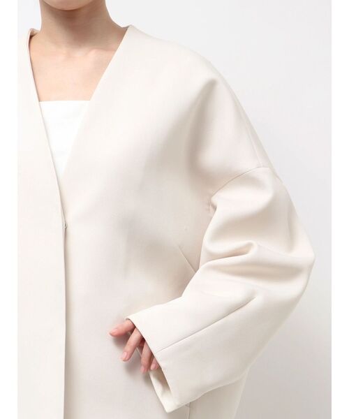 ELENDEEK（エレンディーク）の「フォルムショートコート（その他アウター・レディース・ミント/ライトベージュ/ブラック・FREE）」の22枚目の写真