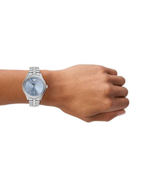 EMPORIO ARMANI（エンポリオアルマーニ）の「エンポリオ・アルマーニ 腕時計 メンズ アナログ ステンレス AR11748（アナログ腕時計・メンズ・シルバー・FREE）」の2枚目の写真